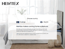 Tablet Screenshot of hemtex.com
